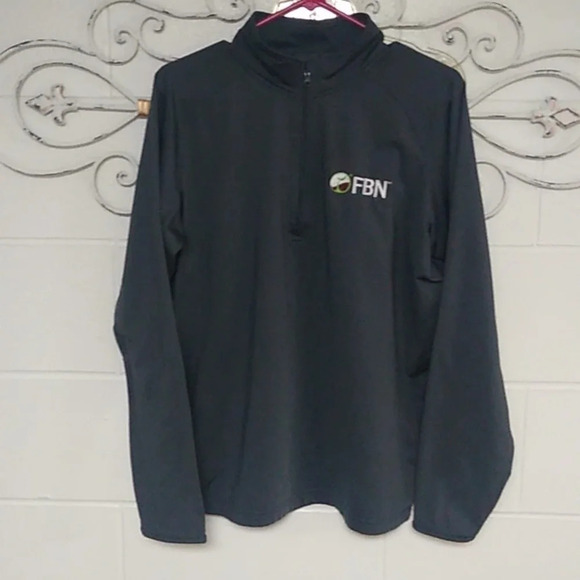 SPORT-TEK DARK GREY QUARTER ZIP SHIRT, NEW - Picture 1 of 4